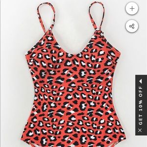 COPY - Red Leopard One Piece